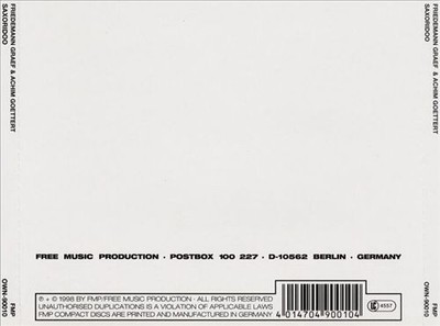 FRIEDEMANN GRAEF - SAXORIDOO NEW CD