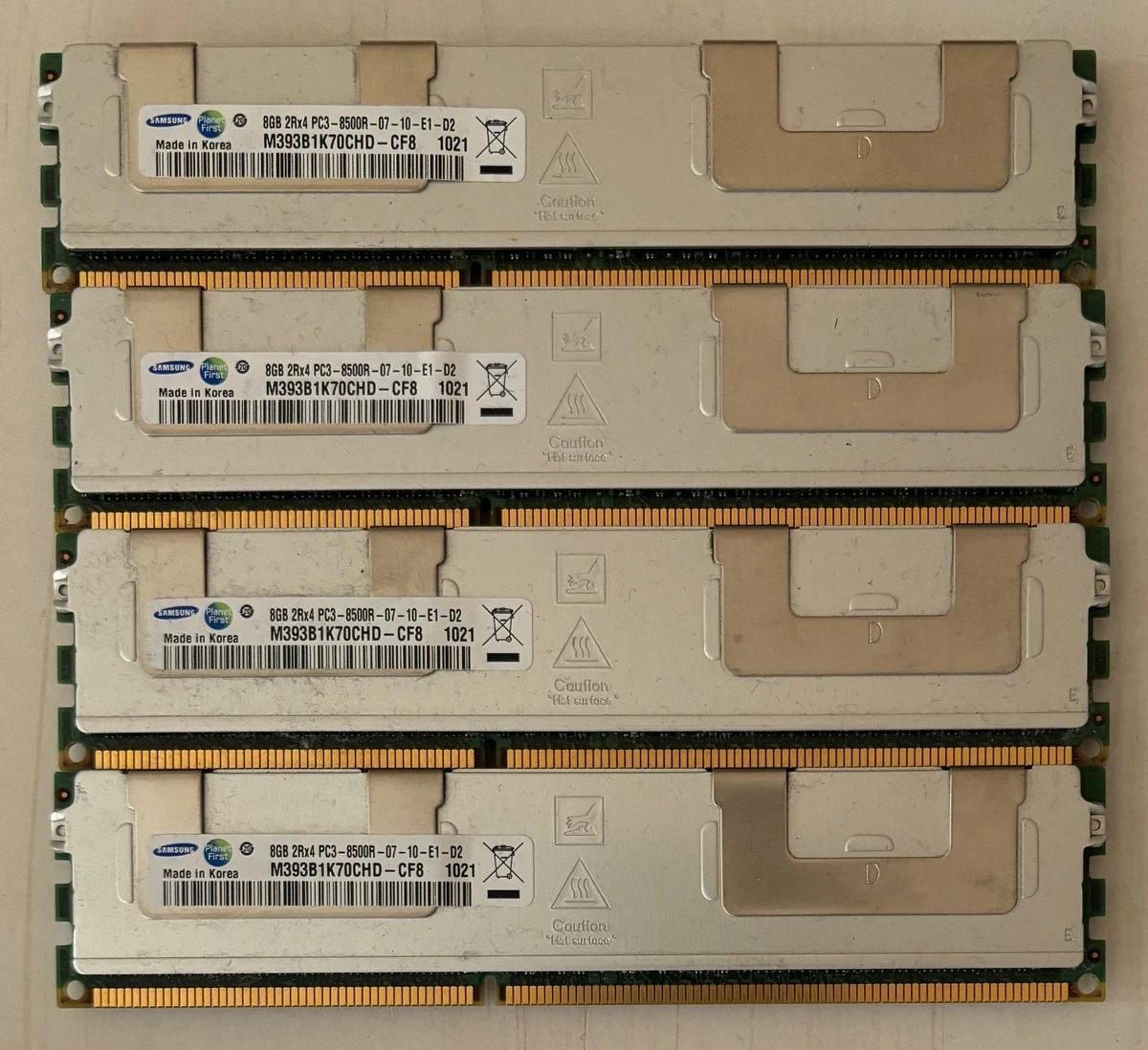 Samsung 2GB PC3-8500 (DDR3-1066) 32 GB Network Server Memory (RAM