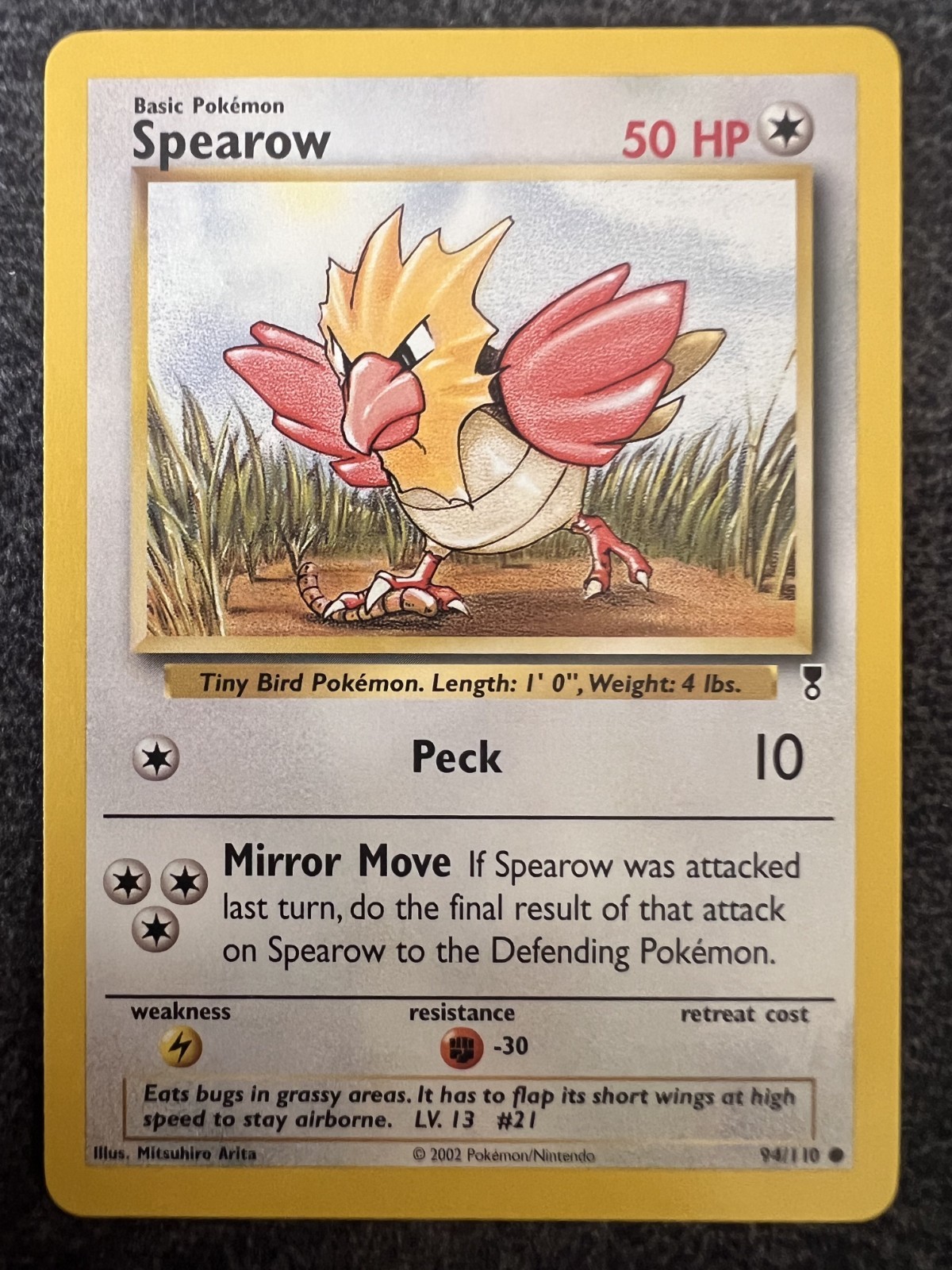 Spearow 94/110 Common Pokemon Card NM