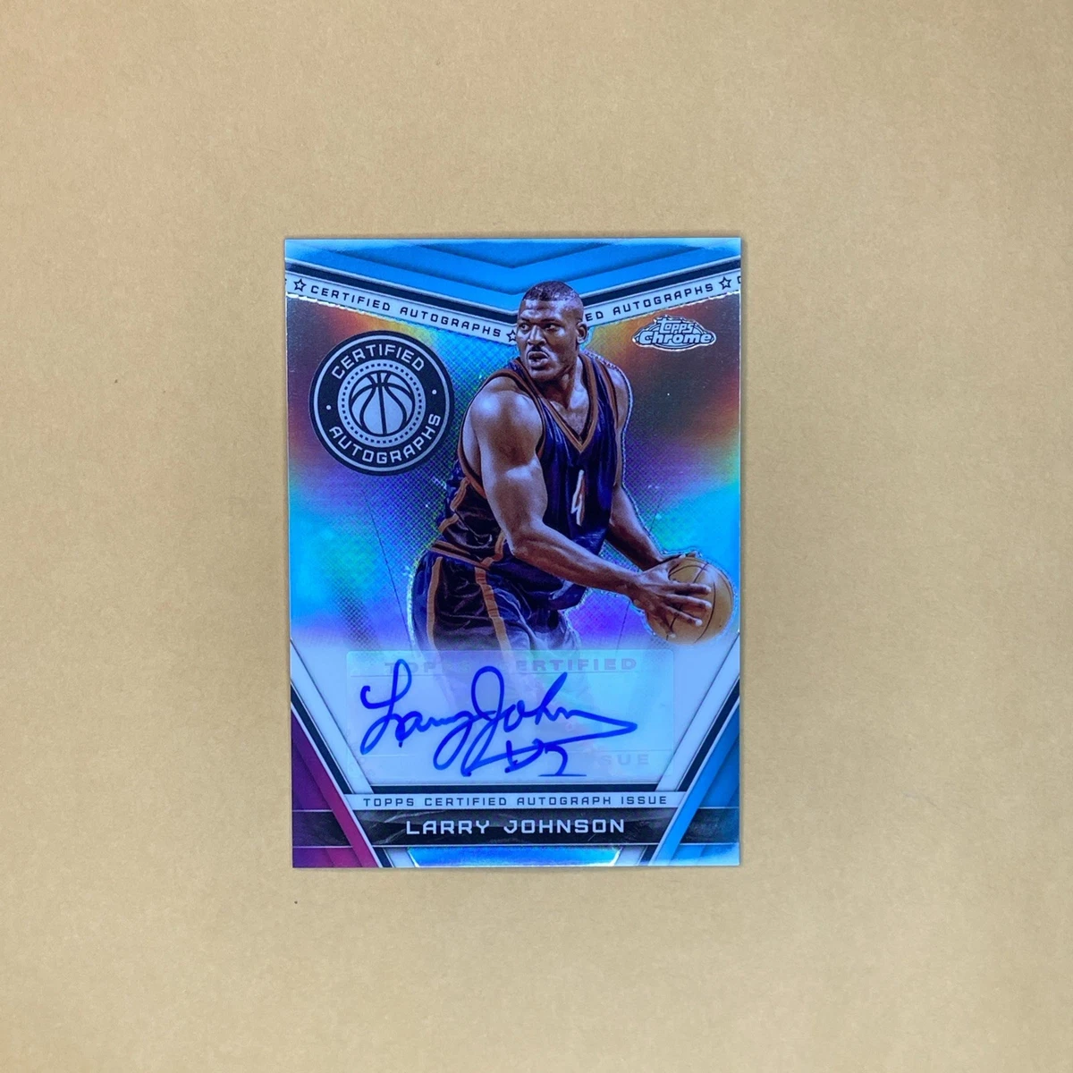 その他 LARRY JOHNSON auto Larry Johnson Basketball Sports Trading Card Singles Autographed
