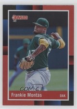 2022 Panini Donruss Retro 1988 Holo Red Frankie Montas #244 0q1p