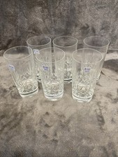 Schott Zwiezel Vintage Retro Highball Glass 10 Degrees Tilted Set of 6