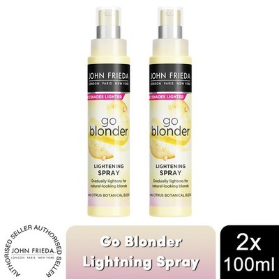 John Frieda Go Blonder Haarpflege-Sortiment Shampoo, Conditioner & Aufhellungsspray