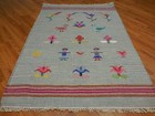 MODERND  ANATOLIA FLATWAVE KILIM GEOMATRIC HUNTING DESIGND 4x6 RUG — photo 1
