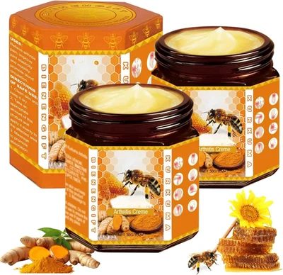 TRENDYFAVE Bee Venom Turmeric Pa/in Rel/ief Cream – Natural Bee Venom Joint Rel/ief Cream w