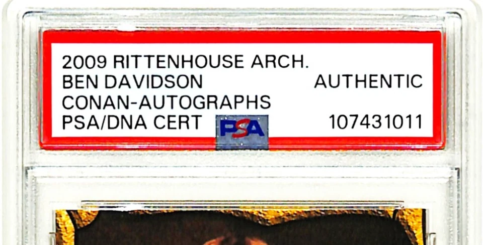 2009 Rittenhouse Conan the Barbarian BEN DAVIDSON Signed Card PSA/DNA Slabbed - Image 2 of 3