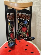Stiefel Gothic Ethno Boho Cottagecore Western Rockabilly Suzani Folklore traditi