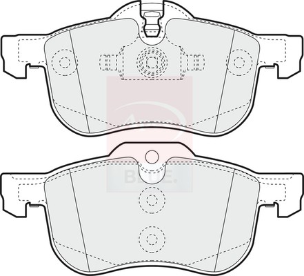 Brake Pads Set fits ROVER 75 RJ 2.0D Front 99 to 05 10002727 GBP90342AF 10008675 - Bild 3 von 3