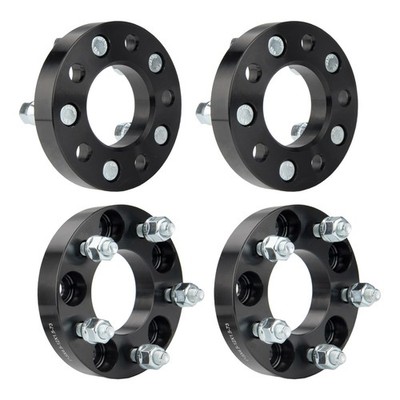 4Pcs 1'' Wheel Spacers 5x4.5 to 5x4.5 For Toyota Camry RAV4 Honda Accord 12x1.5