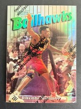 ks 1997 Topps Finest Dikembe Mutombo Ballhawks Uncommon Refractor 1090 greening