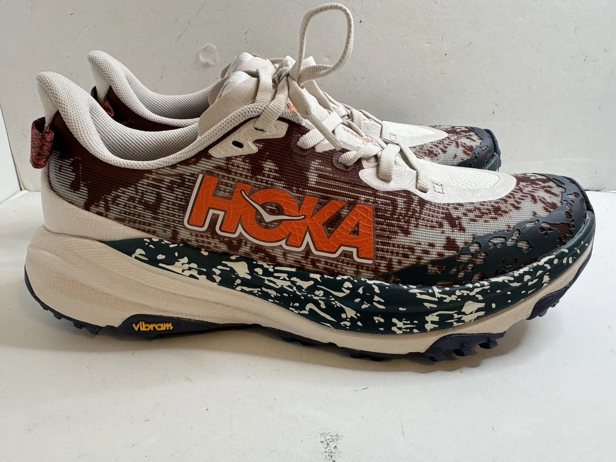 Hoka One One Speedgoat 6 Men\'s Size 11.5D Oyster Mushroom/Wild Mushroom 1147791 Hoka One One Speedgoat Sneakers for Men | eBay main image 2