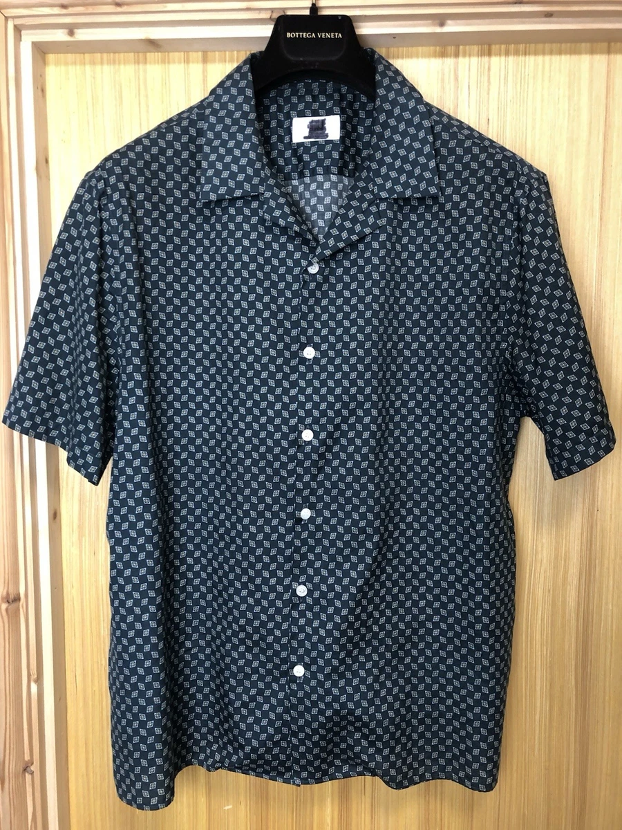 dunhill　シャツ　XLサイズ dunhill Cotton Geometric Casual Button-Down Shirts for Men for