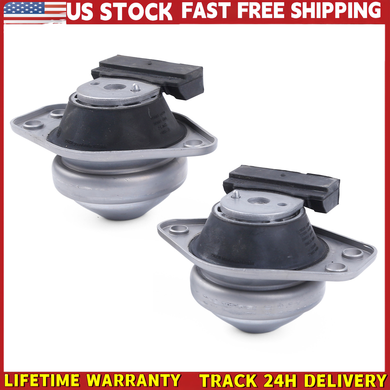 Left 259757 & Right 259756 Engine Flexible Mount for Ferrari 458 FF F12 812 GTC4