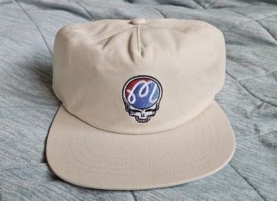 Malbon Golf x Grateful Dead Snapback Hat - BEIGE 