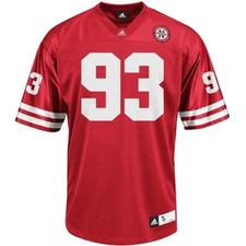 Nebraska Cornhuskers #93 Ndamukong Suh Men Stitch Jersey - Red