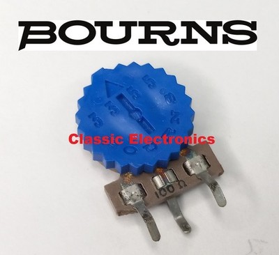 Bourns 100 Ohm Vertical Thumb Wheel Trimmer Potentiometer  USA Seller