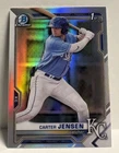 Carter Jensen 2021 Bowman Draft 1st Chrome Refractor #BDC-106 KC Royals RC *read