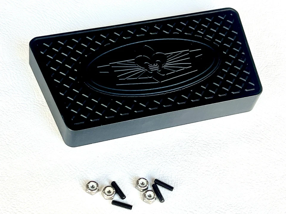 Chevy Caprice Impala SS Billet 1978-1996 pedales de aluminio personalizados 3 piezas negro Foto 2 de 4