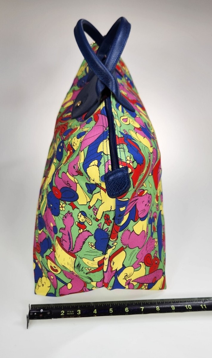 Longchamp Jeremy Scott Humpty Dumpty Print Handbag Travel