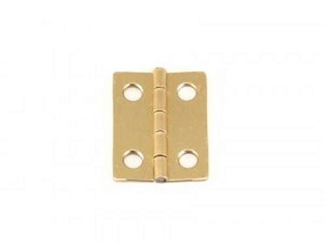 PAIR FLUSH HINGES ZINC PLATED ZP 75MM 3/" WITH SCREWS
