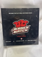 Jersey Match Baseball Edition Board Game "Played while Watching TV" NEW in BOX 