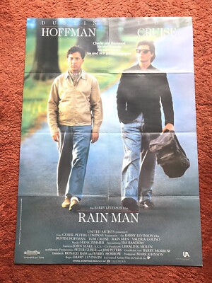 Rain Man Kinoplakat Poster A1, Dustin Hoffman, Tom Cruise