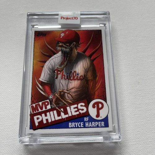 2021 Topps Project 70 #757 ALEX PARDEE BRYCE HARPER PHILA PHILLIES W/ Envleope