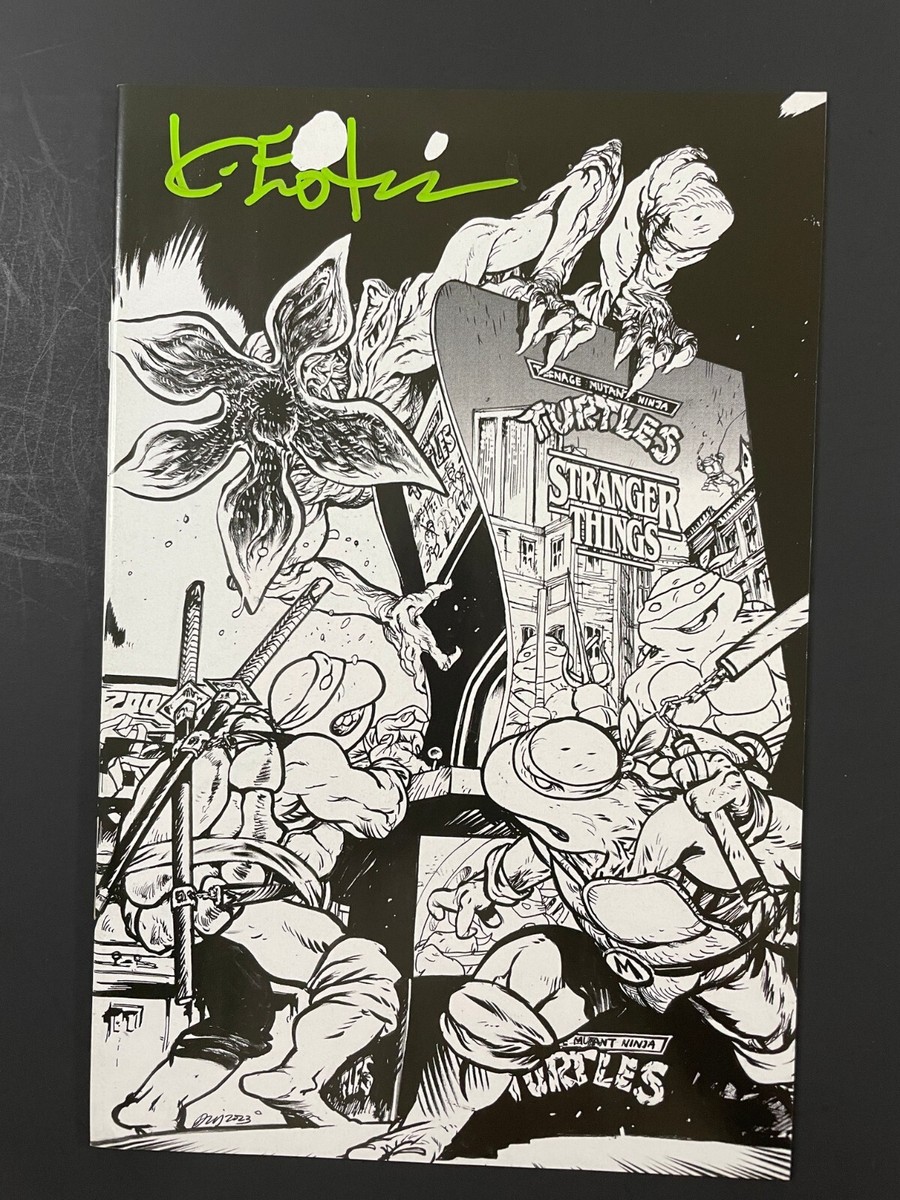 Teenage Mutant Ninja Turtles X Stranger Things 1:500 Johnson B&W