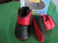 Skechers Crib Baby Boy Sie 2 Tikes Booties Black & Red Skechers Crib Baby Boy Sie 2 Tikes Booties Black & Red