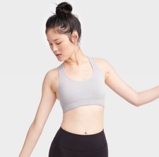 All in Motion Women's Medium Support Seamless Racerback Bra - XXL