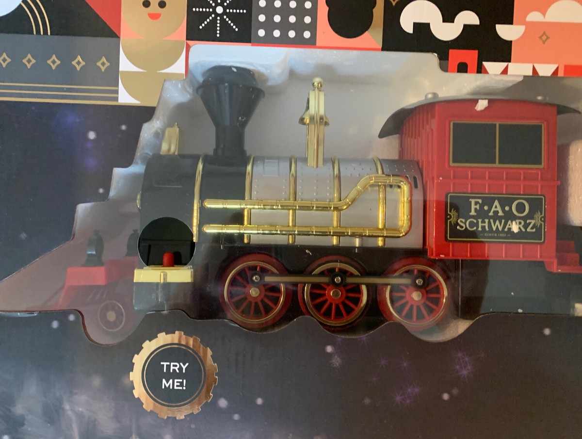 激レア! FAO SAHWARZ 機関車 セット クリスマス 巨大 高級 FAO Schwarz Train Set Motorized with Sound - Macy's