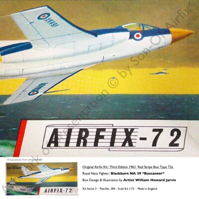Original Airfix 1963 · Blackburn ''Buccaneer'' Mk. II · Scale 1:72