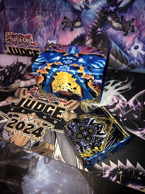 Gigantic Spright Complete File Luxury & Magnetic Yugioh Deck Box with dice  tray | eBay