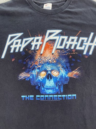 Papa Roach Shirt Men Large Black Cotton Graphic Concert Tee The Connection 2012 - Picture 2 of 10