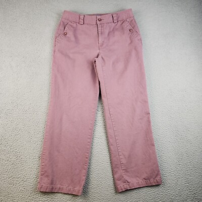 VTG Dockers Loose Straight Leg Pants Women's 10P (30x28) Cotton Slacks Spring