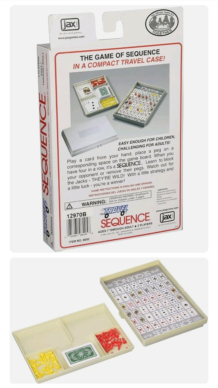 Sequence Board Game Travel Size