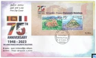 Sri Lanka Stamps 2023, France Diplomatic, Mont Saint Michel, UNESCO, MS on FDC