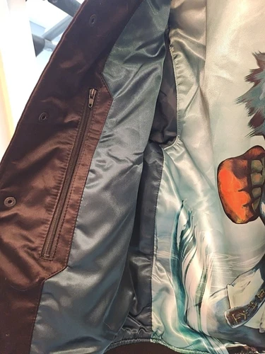 Street Fighter V Ryu Jacket  Satin Bomber Coat Capcom X Small image 7