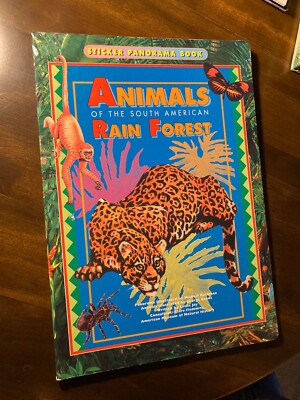 Animals Of The South American Rain Forest Hardcover Book 1995 Readers Digest HTF