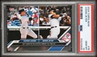 2024 Topps NOW Aaron Judge Ties Derek Jeter 260 Home Runs #76 Yankees PSA 10