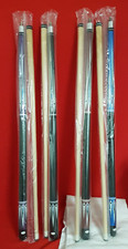 Wakefa Maple Billiard Cues C41. Set of Four. New in Box. Still in Plastic.
