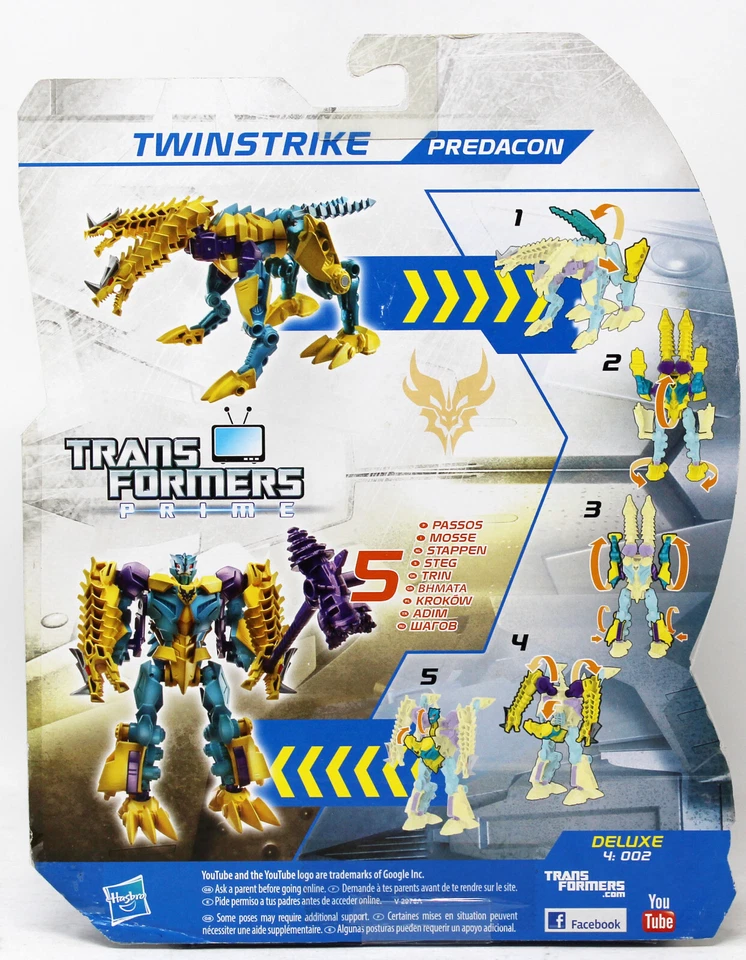 Transformers - Prime - Beast Hunters - Predacon Twinstrike - Deluxe - Bild 2 von 4