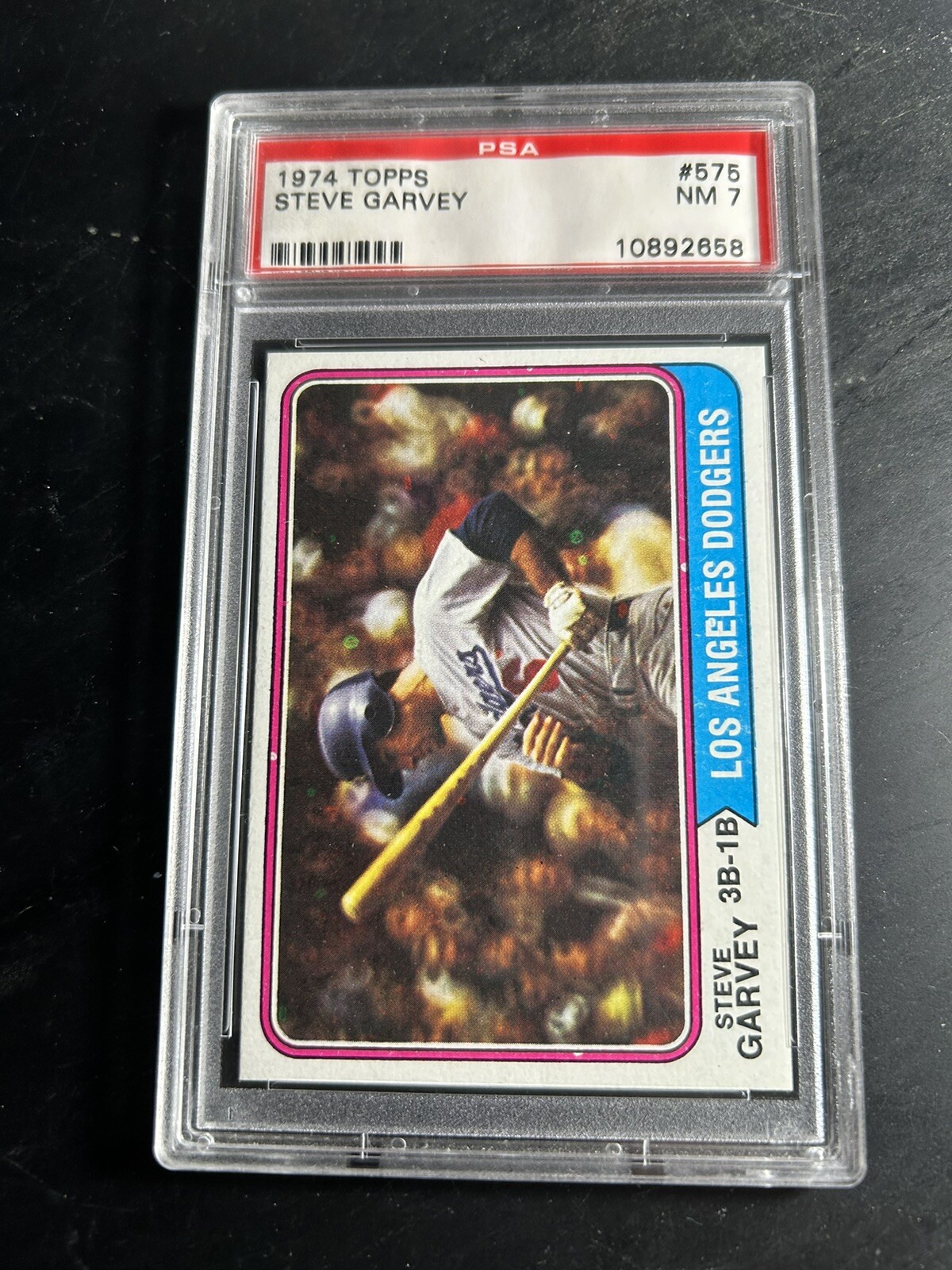 1974 Topps #575 Steve Garvey PSA 7 Los Angeles Dodgers