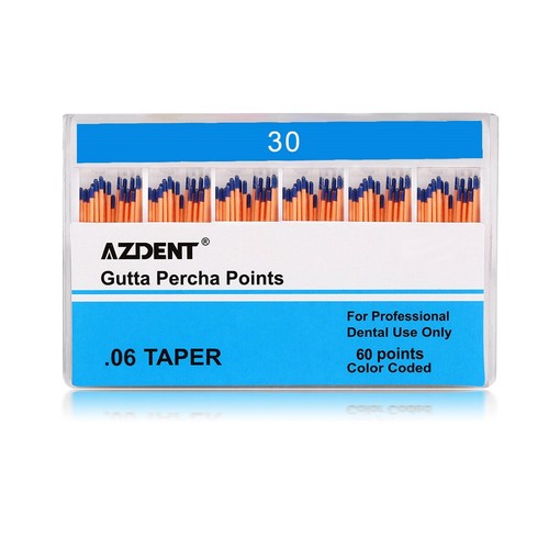 Dental Endo Absorbent Paper Points/Root Gutta Percha Points 0.02/04/06 15-80# F# - Picture 107 of 187