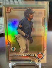 2021 Bowman Draft 1st Edition #BD-25 Yohendrick Pinango Sky Blue Chicago Cubs