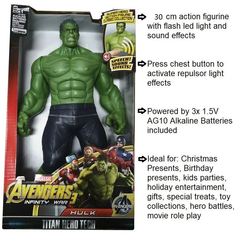 Hulk Marvel Avengers: Infinity War Titan Hero Power Hulk figure toy AU 30cm  tall