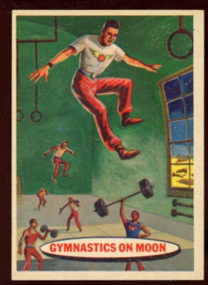 1957 Topps Space #59 Gymnastics on Moon - EXMT | eBay