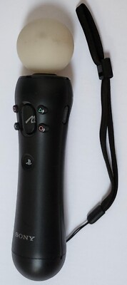 Sony PlayStation 3 PS3 OEM Move Motion Controller Black CECH-ZCM1U Tested