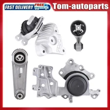 4Pcs Motor Mount Kit Set For 2014-2017 Nissan Rogue Engine - Auto Transmission
