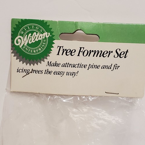 1987 Vintage WILTON Tree Former Set Cake 4 Cones Only. No Sticks. Pkg Has Issues - Picture 20 of 23